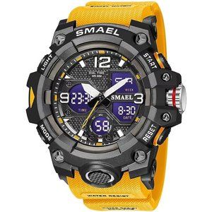 SMAEL Men's Military Outdoor Waterproof Sports Digital LED Waterproof Wristwatch